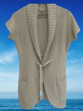 Women's Cream Knit Cardigan